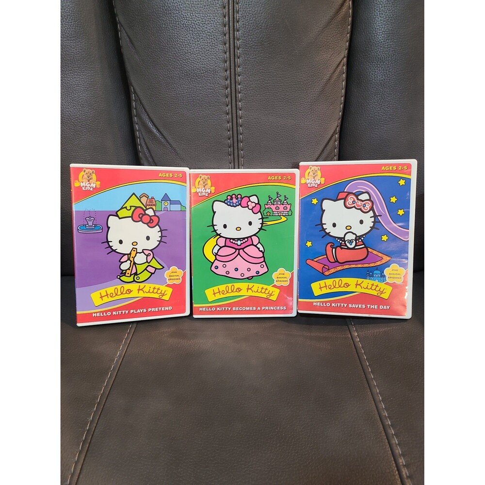 Hello Kitty DVD Lot Plays Pretend, Saves the Day, Becomes a Princess